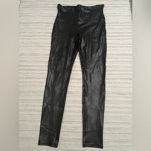 Spanx faux leather leggings